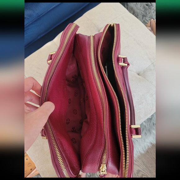 Tory Burch red leather bag - Picture 3 of 4